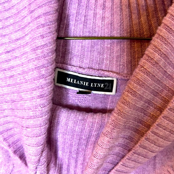 Melanie Lyne Cable Knit sweater pastel purple - Picture 6 of 6